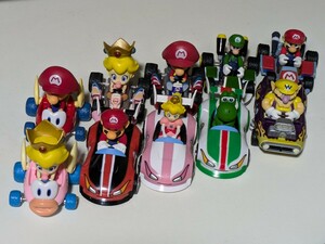 マリオカート　プルバックカー　10種類　スーパーマリオ　ミニカー