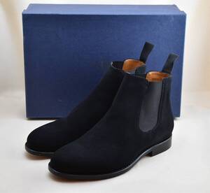 JALAN SRIWIJAYA ジャランスリワヤ グッドイヤー式　CHELSEA BOOT　サイドゴアブーツ　黒スエード　99034-6　24.5-25cm相当　未使用品