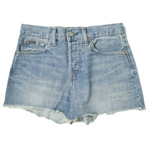 POLO RALPH LAUREN ポロ・ラルフローレン Cut-off Denim Short カットオフデニムショーツ 24 Indigo ショートパンツ ジーンズ g17974