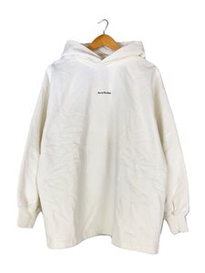 Acne Studios(Acne)◆ロゴフーディ/パーカー/XS/コットン/ホワイト/プルオーバー