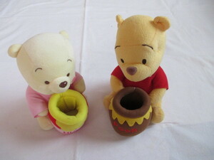 ★Disney ディズニー　Pooh★　くまのプーさん　ぬいぐるみ小物入れ　2個セット