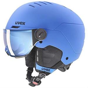 ● uvex(ウベックス) 子供用 スキースノーボードバイザーヘルメット マットカラー ダイヤル式サイズ調整 rocket jr visor 51-55 cm