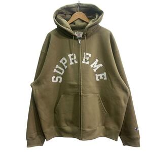 【美品】サイズXL シュプリーム　チャンピオン Supreme x Champion 24SS Zip Up Hooded Sweatshirt ジップアップパーカー 8065000178861　