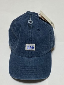 Lee リー ブランド CAP ローキャップ 帽子 デニム調 展示未使用品