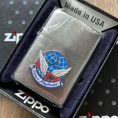 【未使用品】zippo 2008年vintage ブルー・インパルス 純正メタル