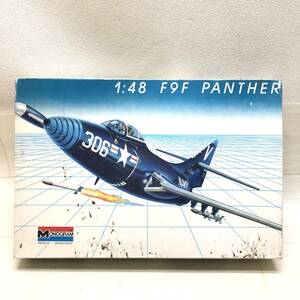 △未組立 MONOGRAM モノグラム F9F PANTHER パンサー 1/48 5456 航空機 プラモデル ホビー 玩具△F75206