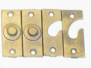 送料無料 昭和レトロ 真鍮金具 トンデン金具 未使用品長期保存