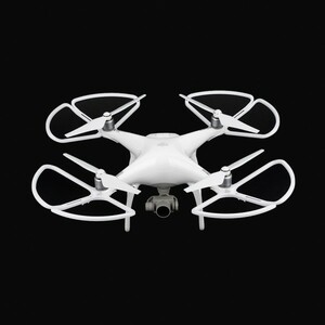 送料無料/DJI Phantom/ファントム 4 (PRO/PRO V2.0/Advanced）シリーズ対応/クイックインストール/プロペラ プロテクタ ガード/ホワイト/白