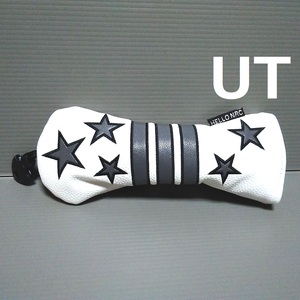 ★☆ヘッドカバー【ユーティリティー用 ホワイト】UT ST 新品☆★