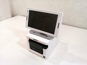 動作確認済 CITIZEN レシートプリンター■CT-S257 発券機 サーマル 業務用 感熱レジロール6巻付 事務用品 コンパクト モニター付