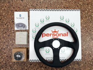 ● NARDI ナルディ personal パーソナル ステアリング BLITZ ブリッツレザー 33cm 正規品 未使用 ハンドル