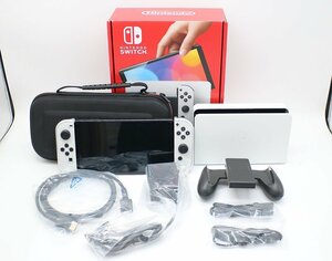 【1円】任天堂 ニンテンドースイッチ 本体 有機ELモデル ホワイト HEG-S-KAAAA 初期化・動作確認済み Nintendo Switch z24-2847 中古品 z_e