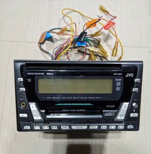 レア 当時物 昭和レトロ 送料無料 JVC KW-MD3-B MD CD カーオーディオ 動作未確認