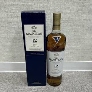 【SYC-4442】1円スタート The MACALLAN ザ・マッカラン 12年 ダブルカスク ウイスキー 700ml 40% 洋酒 古酒 箱付 未開栓 長期保管品 現状品