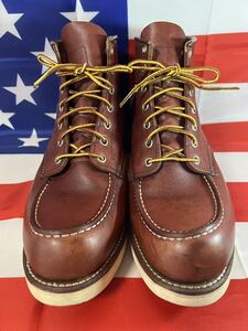 レッドウィング RED WING ワークブーツ 9106 Heritage 6inch MOC Toe牛革 REDWING アイリッシュセッター 91/2インチ　約27.5センチ 