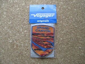 70s Voyager米国製グランド・キャニオン国立公園GRAND CANYONビンテージ ワッペン/MADE IN USAスーベニアPATCHアリゾナvintageパッチ古着D9