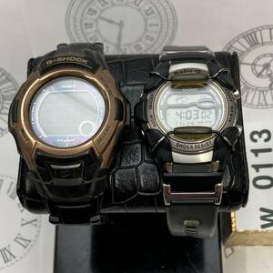 1000円スタート 腕時計 CASIO カシオ G-SHOCK BABY-G 2個 おまとめセット 稼働 W0113