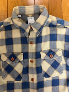 14SS VISVIM BLACK ELK FLANNEL L(3) 美中古