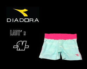 送料込み レディースM◇DIADORA◇ウーブンショートパンツ