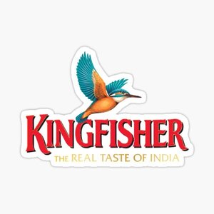 レトロステッカー　Kingfisher Airlines Logo Merchandise