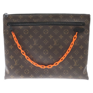 LOUIS VUITTON ルイヴィトン 19SS モノグラム ソーラーレイポシェットA4・クラッチバッグバッグ ブラウン M44484/TN4188