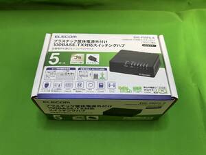 エレコム スイッチングハブ 5ポート 10/100Mbps AC電源 EHC-F05PA-B＠16