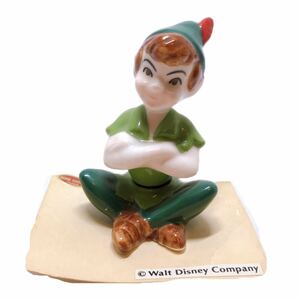 ピーターパン【Peter Pan】ディズニー Disney 陶器 置物 レトロ