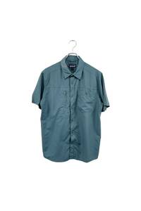 patagonia shirt パタゴニア 半袖シャツ サイズM ブルー系 ヴィンテージ アウトドア ヴィンテージ ネ
