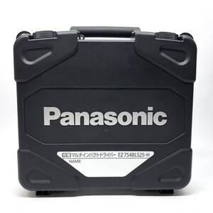 tu104 Panasonic パナソニック 充電マルチインパクトドライバー EZ 7548LS2S-H 充電器 EZ0L81 電池パック 2個 EZ9L45 ※未使用/ケース傷有