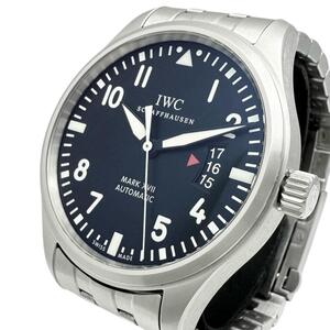 IWC/インターナショナルウォッチカンパニー マーク17 IW326504 腕時計 ステンレススチール 自動巻き/オートマ 黒文字盤 メンズ