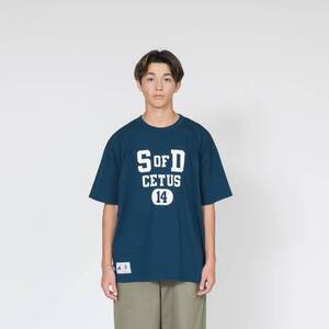 希少★新品本物【紺★4】SONS DOUBLEFACE SS サンズダブルフェイス リーバーシブルTシャツ 正規店購入 ディセンダント 入手困難 DESCENDANT