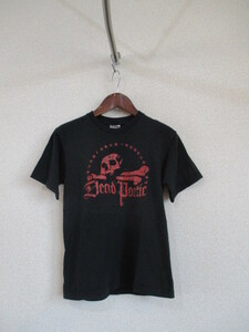 古着FRUITOFTHEROOM黒スカルプリントTシャツ（USED）42918