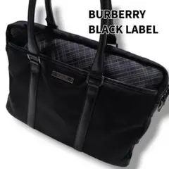 BURBERRY BLACK LABEL　ブリーフケース　ノバチェック　ブラック