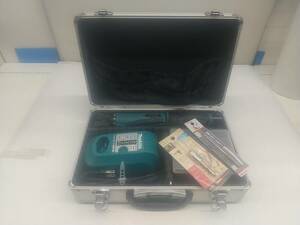 【中古品】★makita(マキタ) 7.2v充電式ペンドライバードリル 青(1.0Ahバッテリx1/充電器/ケース) DF010DS　ITEIYJ8NL2G9