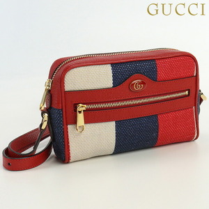 6/16はさらに+11倍 中古 グッチ 斜め掛け ショルダーバッグ レディース ブランド GUCCI オフィディア ミニバッグ キャンバス 517350 レッド