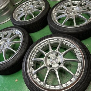 中古品 タイヤホイールセット　SSR SP5　16インチ 5.5J+45　4穴　PCD114.3　YOKOHAMA Sdrive 165/45R16　ムーヴ　N-BOXカスタム