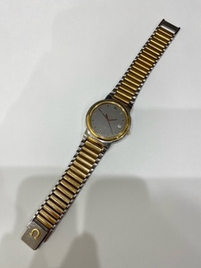 電池交換済 稼動品 OMEGA オメガ デビル デヴィル De Ville 1430 メンズ 時計 腕時計 QZ クォーツ デイト 腕回り約17.5cm前後