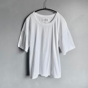 Martin Margiela 4 バックギャザーTシャツ メゾンマルジェラ 白 ホワイト カットソー MM6 maison 