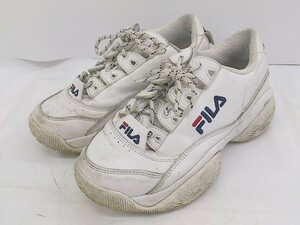 ◇ FILA フィラ スニーカー シューズ サイズ24cm ホワイト レディース P