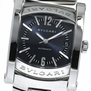 ブルガリ BVLGARI AA44S アショーマ デイト 自動巻き メンズ 良品 箱・保証書付き_807791