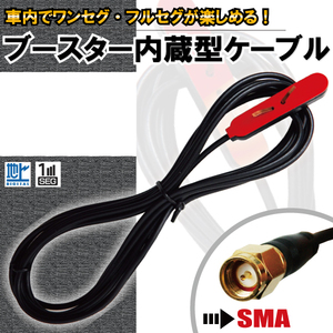 アンテナコード 3m フィルムアンテナ 用 地デジ ワンセグ フルセグ ナビ ブースター内蔵型 ケーブル コード SMA コネクタ