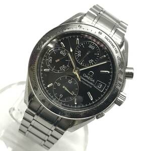 ジャンク品 OMEGA オメガ 3513.50 スピードマスター メンズ 腕時計 自動巻き 黒文字盤 クロノグラフ 6針 デイト 管理YK24001869