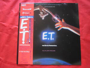 ■E.T.（THE　EXTRAーTERRESTRIAL）/　オリジナル・サントラ盤　■　 国内盤帯付きLPレコード 　特別豪華カラー解説書付き