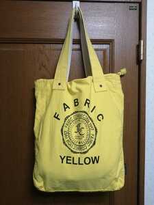 FABRIC YELLOW トートバッグ