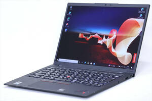 【即配】第12世代CPU搭載！14型WUXGA液晶モデル！バッテリー良好！ThinkPad X1 Carbon Gen10 i5-1235U RAM8G SSD256G Win10リカバリ