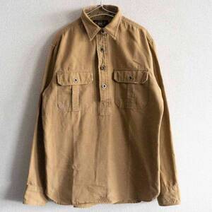 【希少】RRL【REPAIR&CUSTUM PULLOVER WORK SHIRT】S リペア プルオーバー ワークシャツ ダブルアールエル 2410176