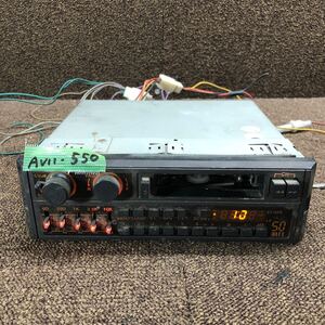 AV11-550 激安 カーステレオ メーカー不明 ELECTRONIC TUNNER RADIO 900 グライコ カセットデッキ 簡易動作確認済み 中古現状品