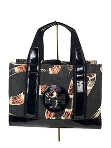 TORY BURCH◆トートバッグ/-/BLK