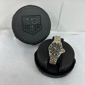 Q403-O55-679 TAG HEUER タグホイヤー 1000 プロフェッショナル 200M 980.018N クォーツ デイト ブラック レディース 腕時計 箱付き ⑩