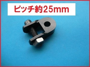 ケツアゲ黒1個 ヒップアップアダプター金具 約25mm 送料安い新品 車高調整 リアショック リアサス 延長 付属